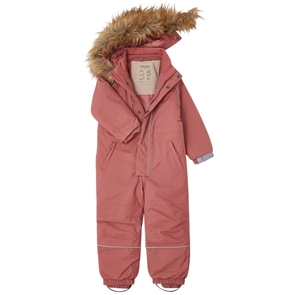 Abisko Snowsuit Burnt Pink 3 Abisko Snowsuit Burnt Pink - Image 3