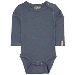 Wool Baby Body Flintstone Blue