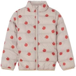 Idre Printed Jacket With Apples Sand