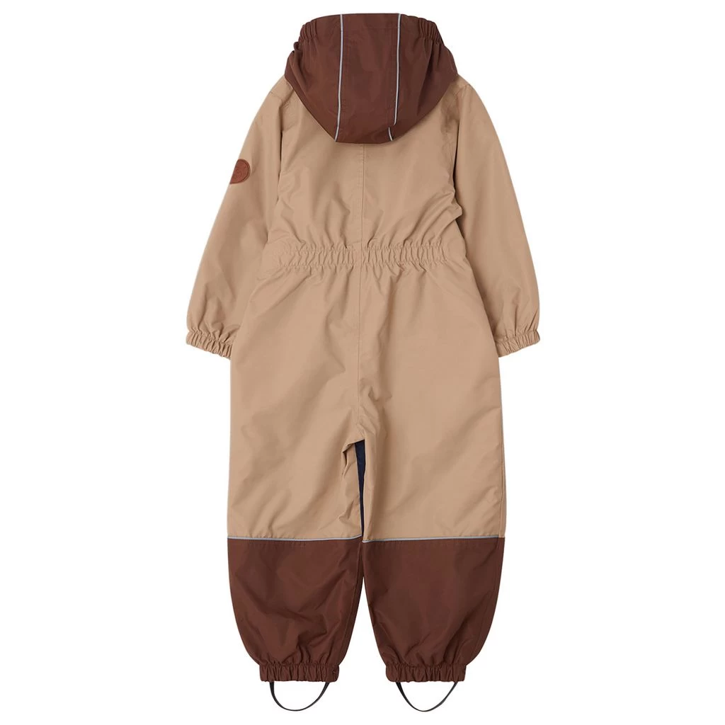 Milano Color-blocked Shell Coverall Navy/Dark Brown/Sand 2 Milano Color-blocked Shell Coverall Navy/Dark Brown/Sand - Image 2